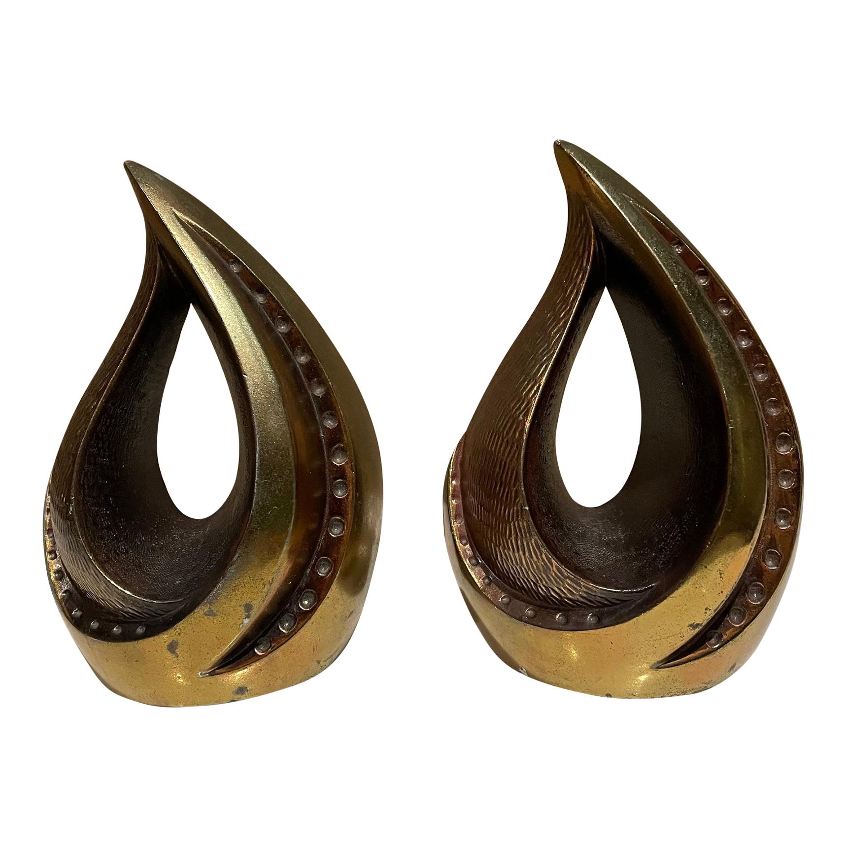 BEN SEIBEL "FLAME" BOOKENDS