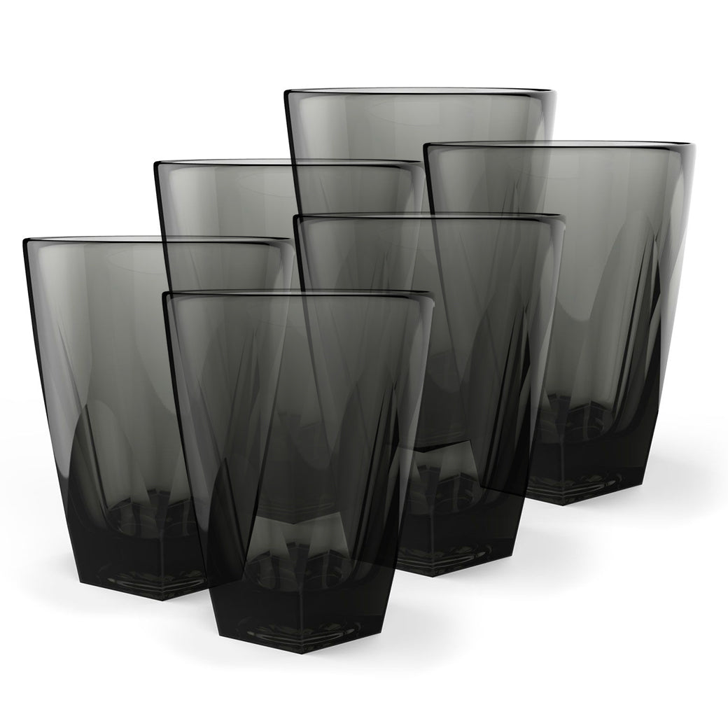 Notneutral 12 oz. Latte Glass in Smoke