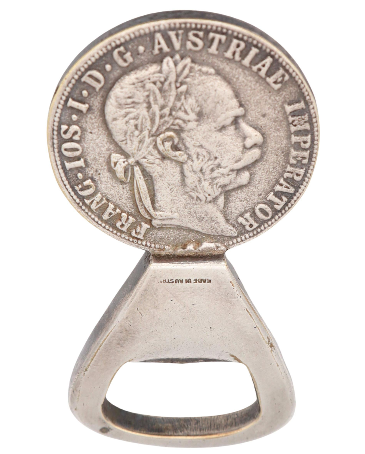 Carl Auböck Brass Coin Cap Lifter - Frans Josef