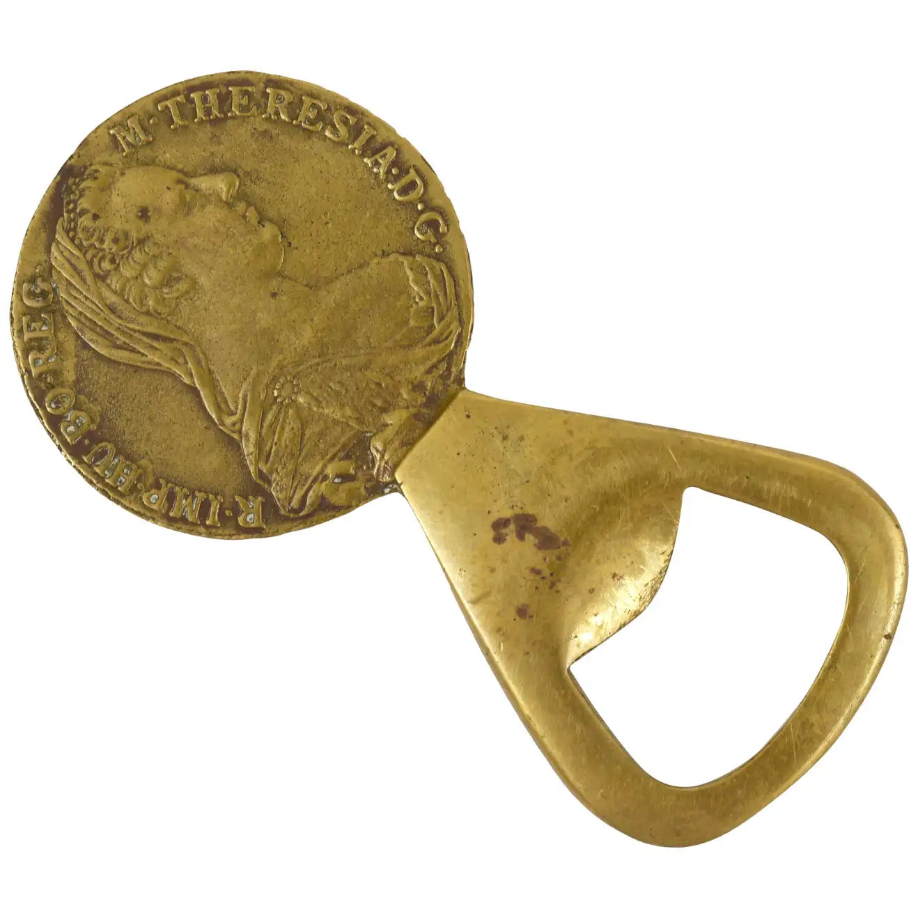Carl Auböck Brass Coin Cap Lifter Maria Theresia