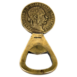 Carl Auböck Brass Coin Cap Lifter - Frans Josef