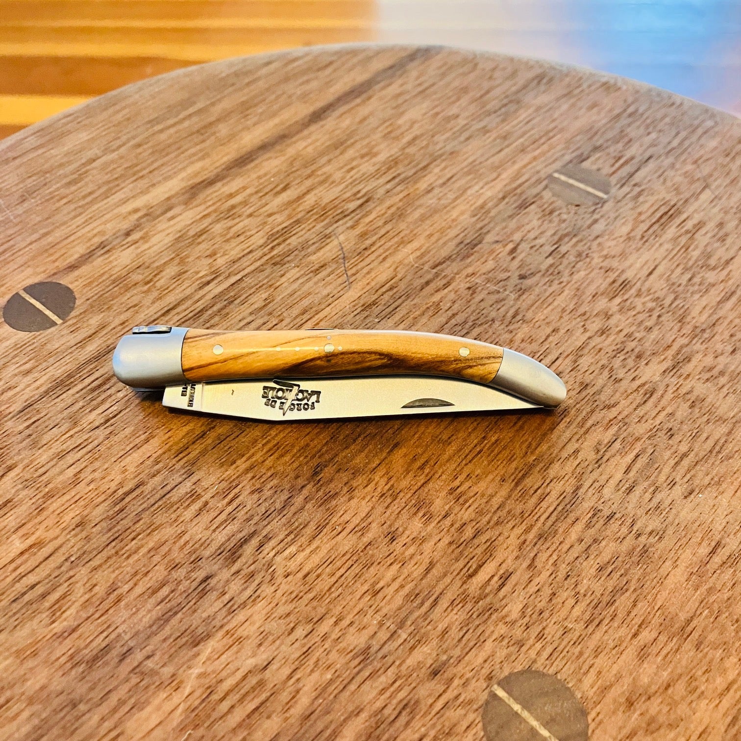 Laguiole Wood Pocket Knife (Medium)