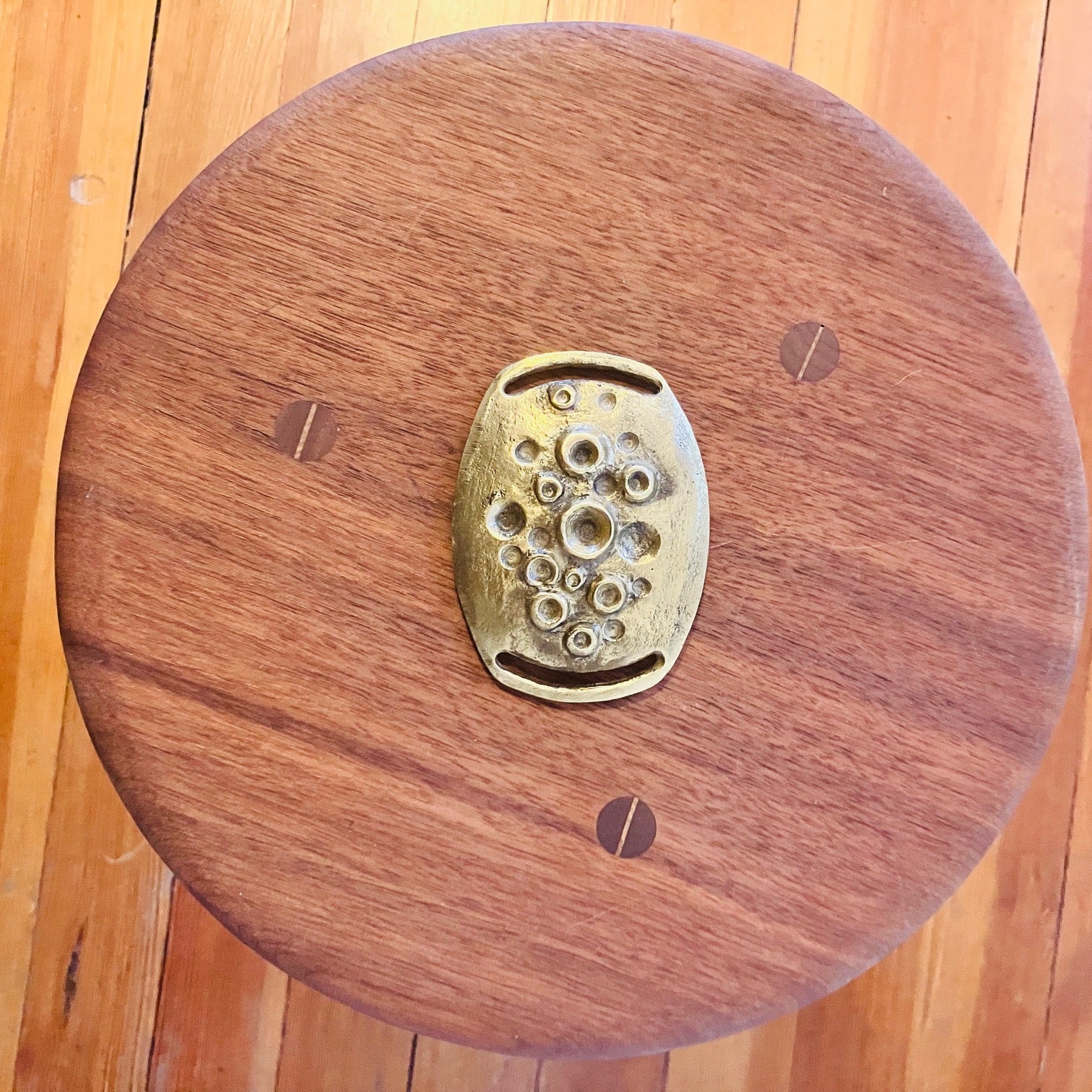 Kurt Jesch Brass Belt Buckle