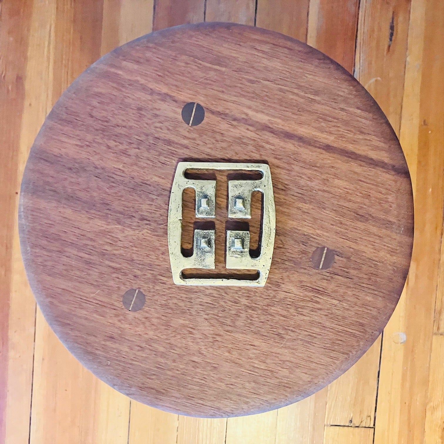 Kurt Jesch Brass Belt Buckle