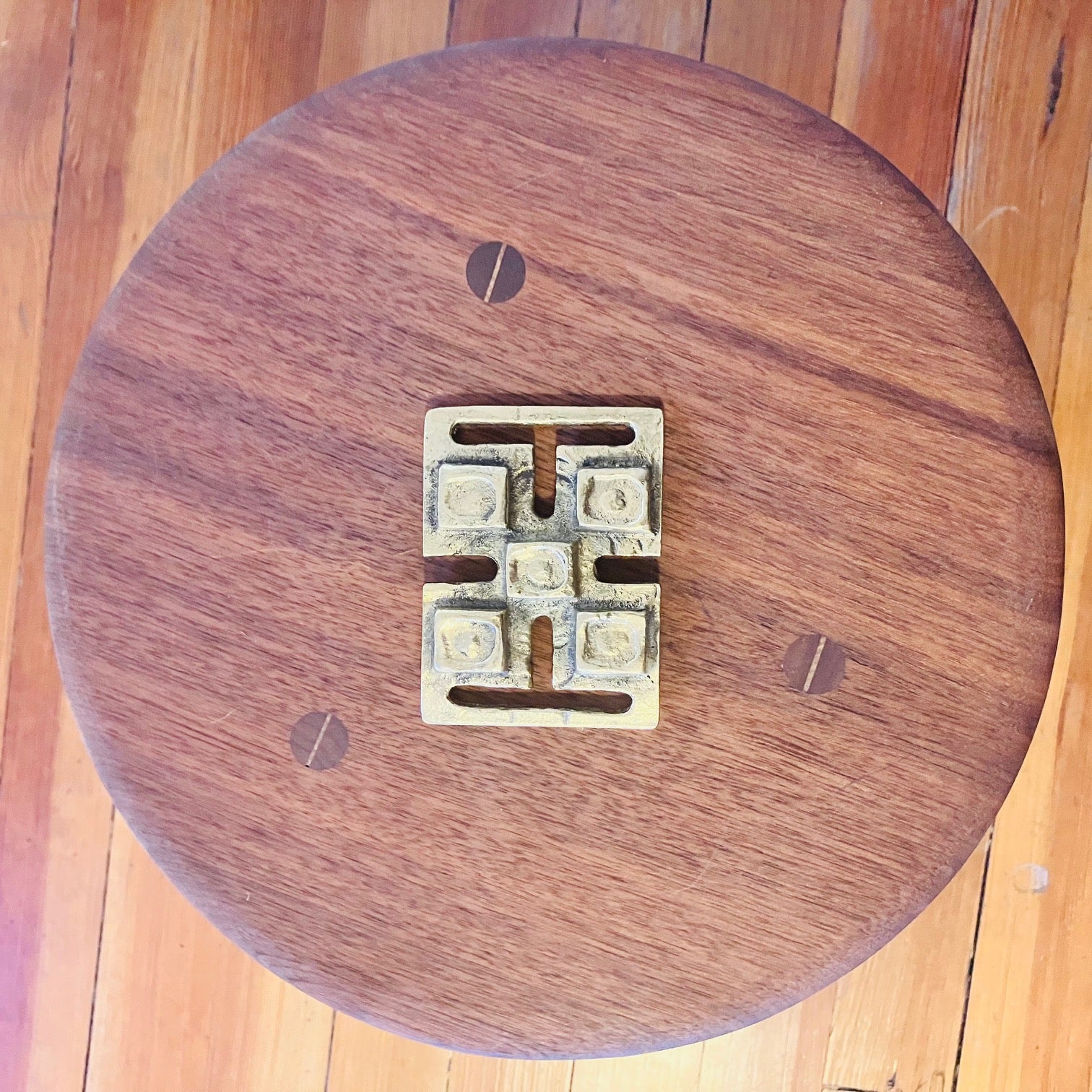 Kurt Jesch Brass Belt Buckle