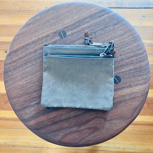 Stitch and Rivet Suede Purse