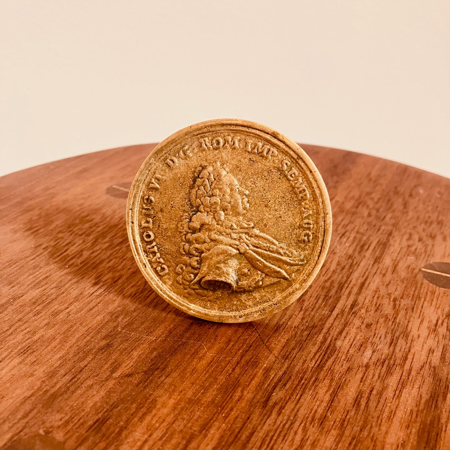 Carl Auböck Brass Coin Wine Stopper