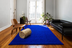 txt.ure Pellizco Indigo Rug