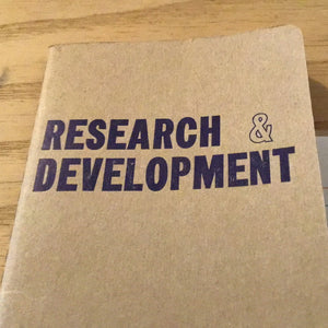 "Research & Development" Moleskine Pocket Notebook
