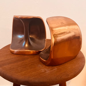 BEN SEIBEL "DUMBELL" BOOKENDS