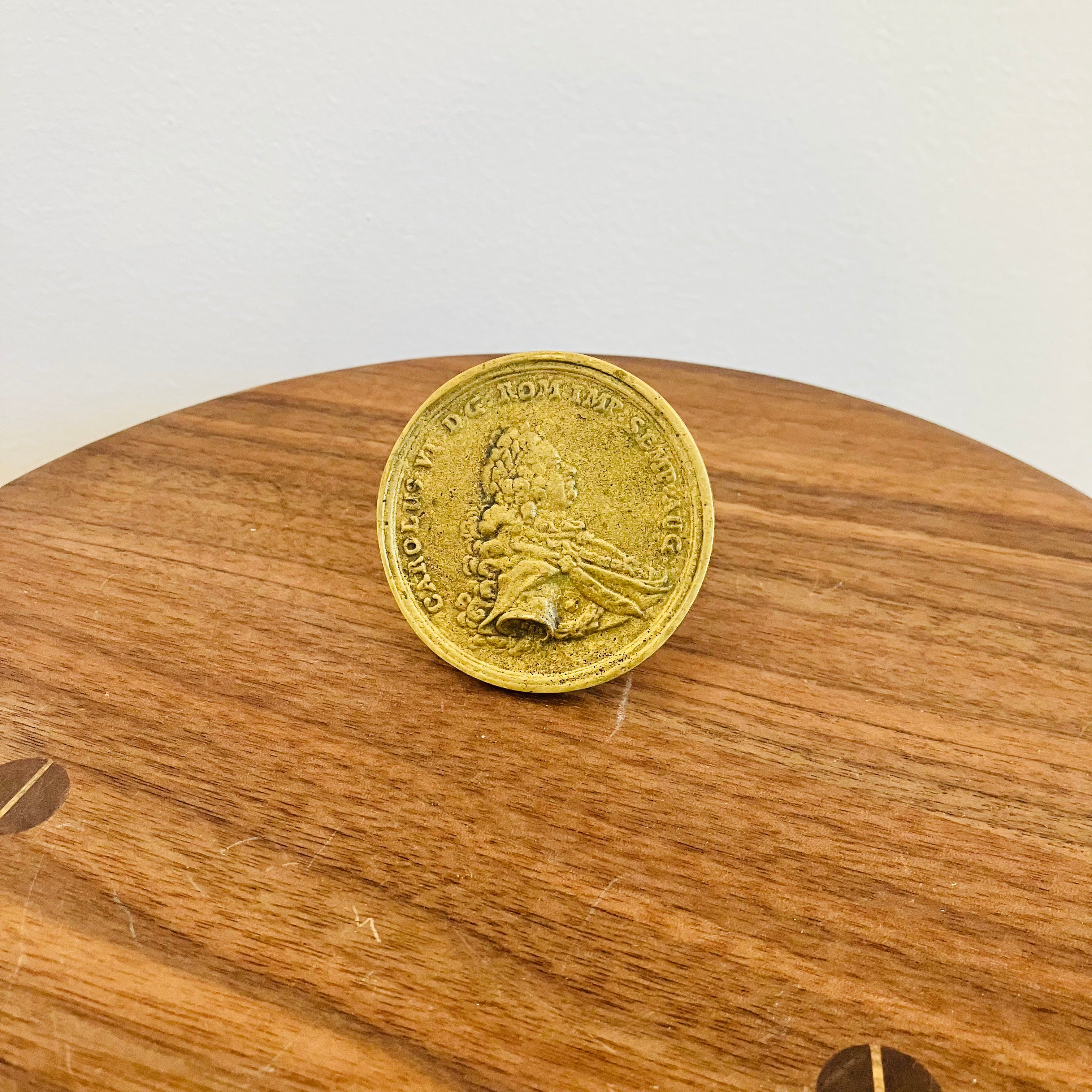 Carl Auböck Brass Coin Wine Stopper